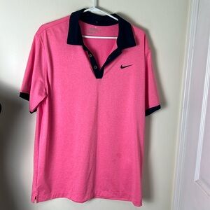 Nike Men Golf Polo Shirts Tennis Volley Shirt Size large